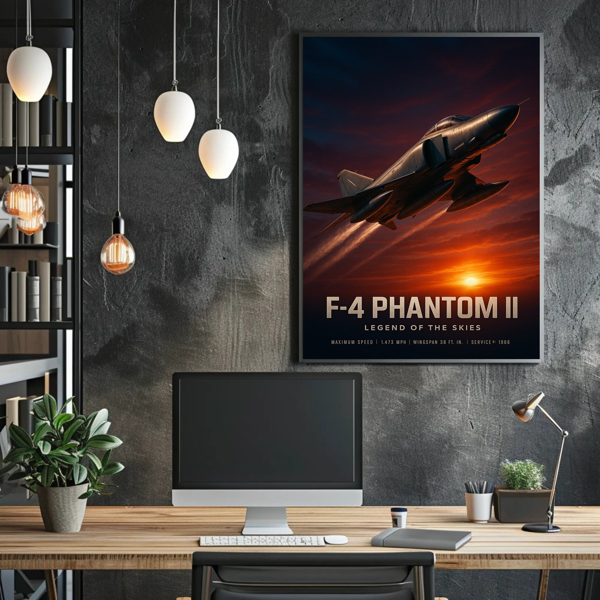 F-4 Phantom II Legend of the Skies Poster