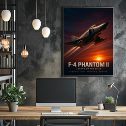 F-4 Phantom II Legend of the Skies Poster