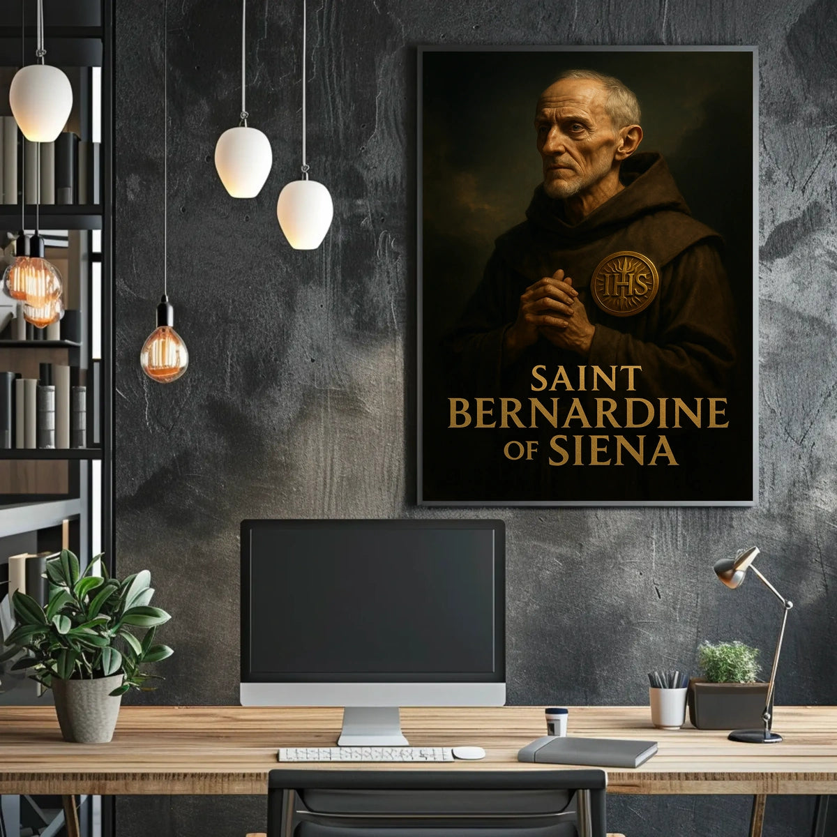 Saint Bernardine Of Siena Poster