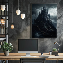 The Enchanted Castle On The Cliff Poster