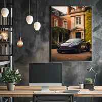 Luxurious Sports Car Elegance Modern Artistic Poster