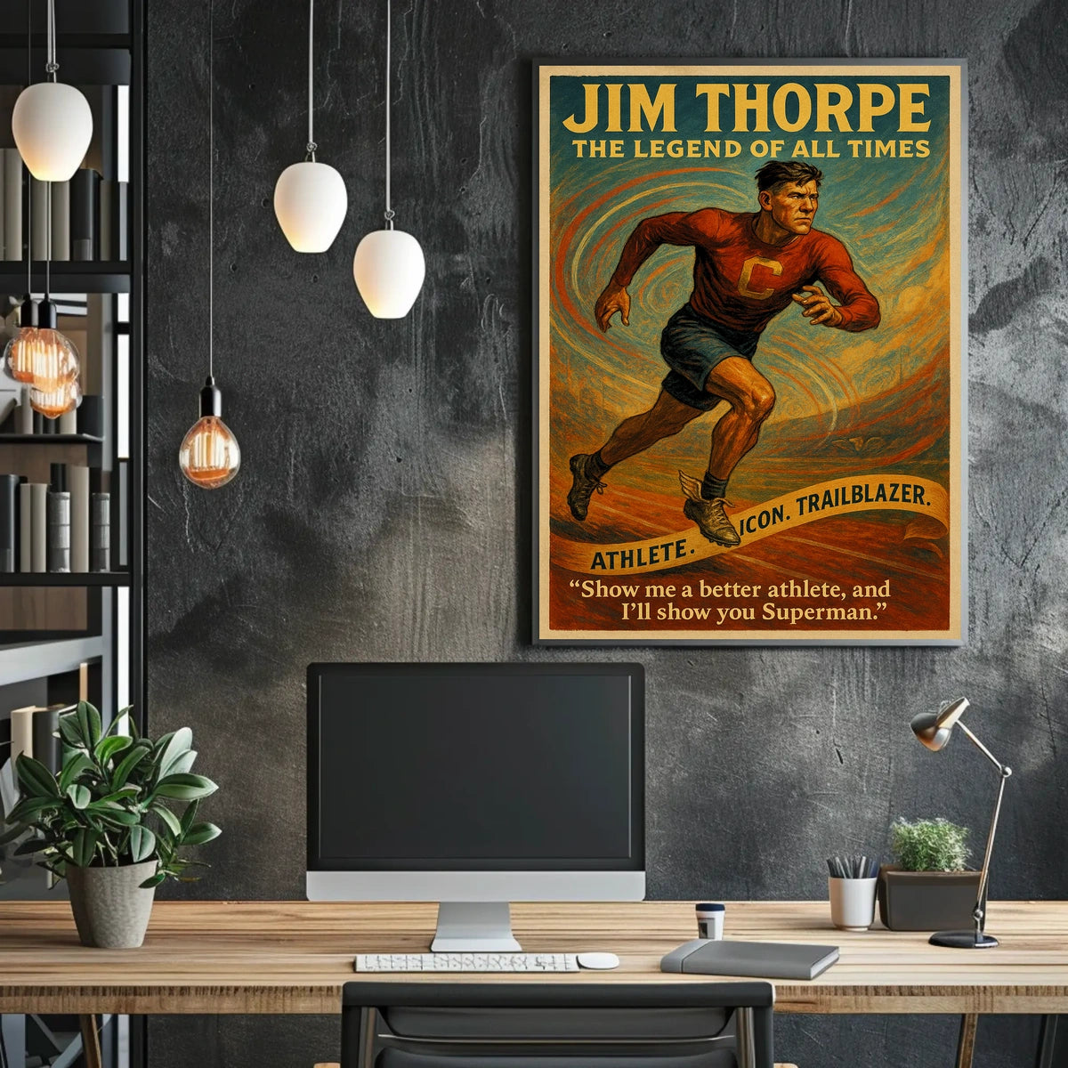 The Legend of Jim Thorpe Poster