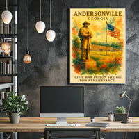 Andersonville Civil War Prison Remembrance Poster Print