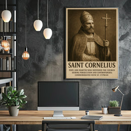 Saint Cornelius Pope And Martyr Poster