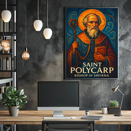Saint Polycarp Bishop of Smyrna Poster