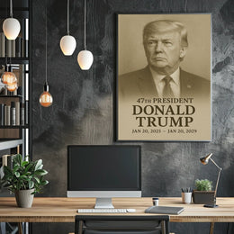 Donald Trump 47th President Poster