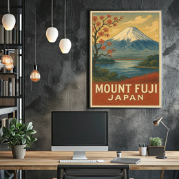 Mount Fuji Vintage Japanese Heritage Collectors Poster