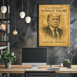 Donald Trump The 47th Commander-in-Chief Poster