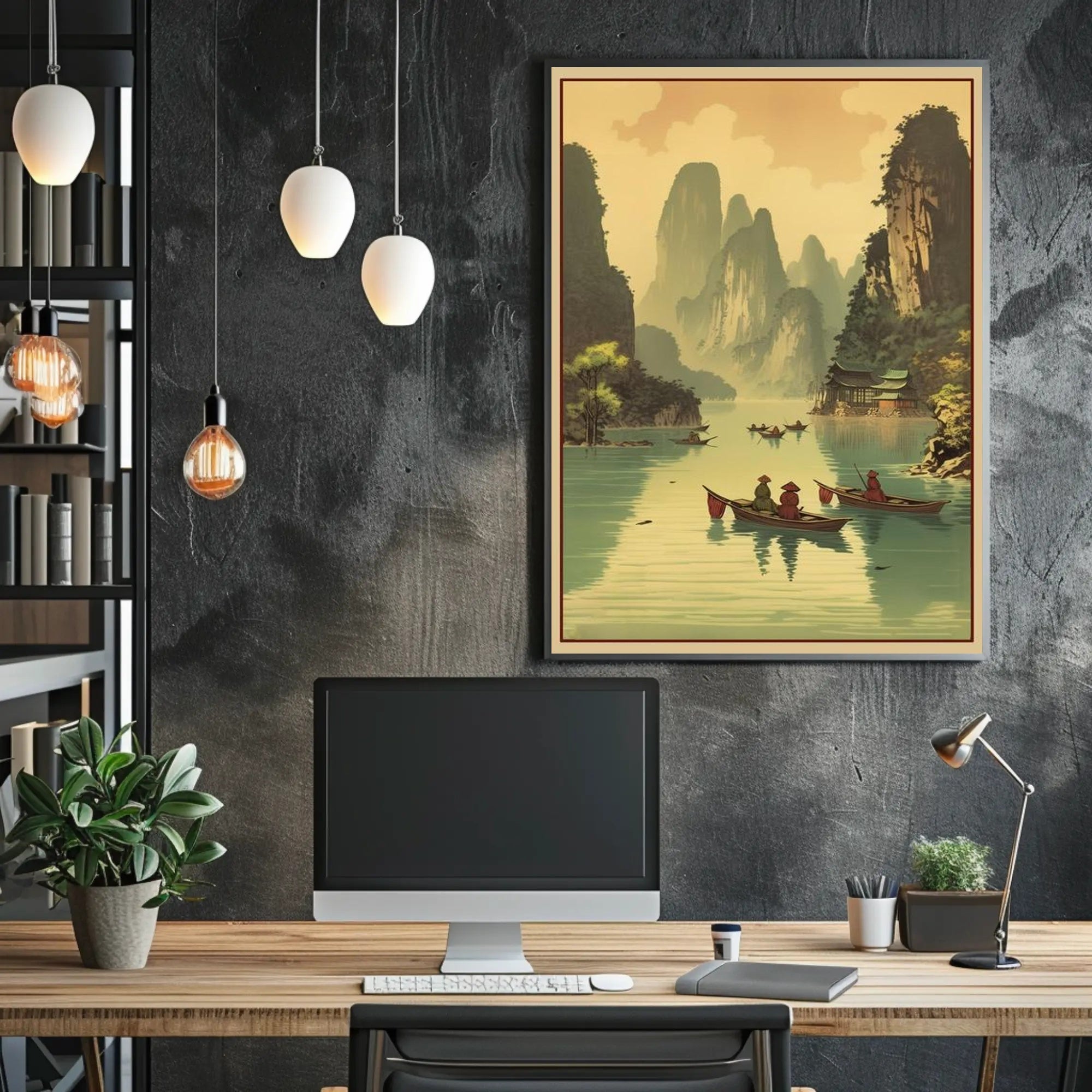 Tranquil River Journey Poster