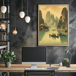 Tranquil River Journey Poster