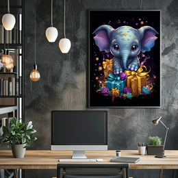 Enchanted Elephant Celebration Poster