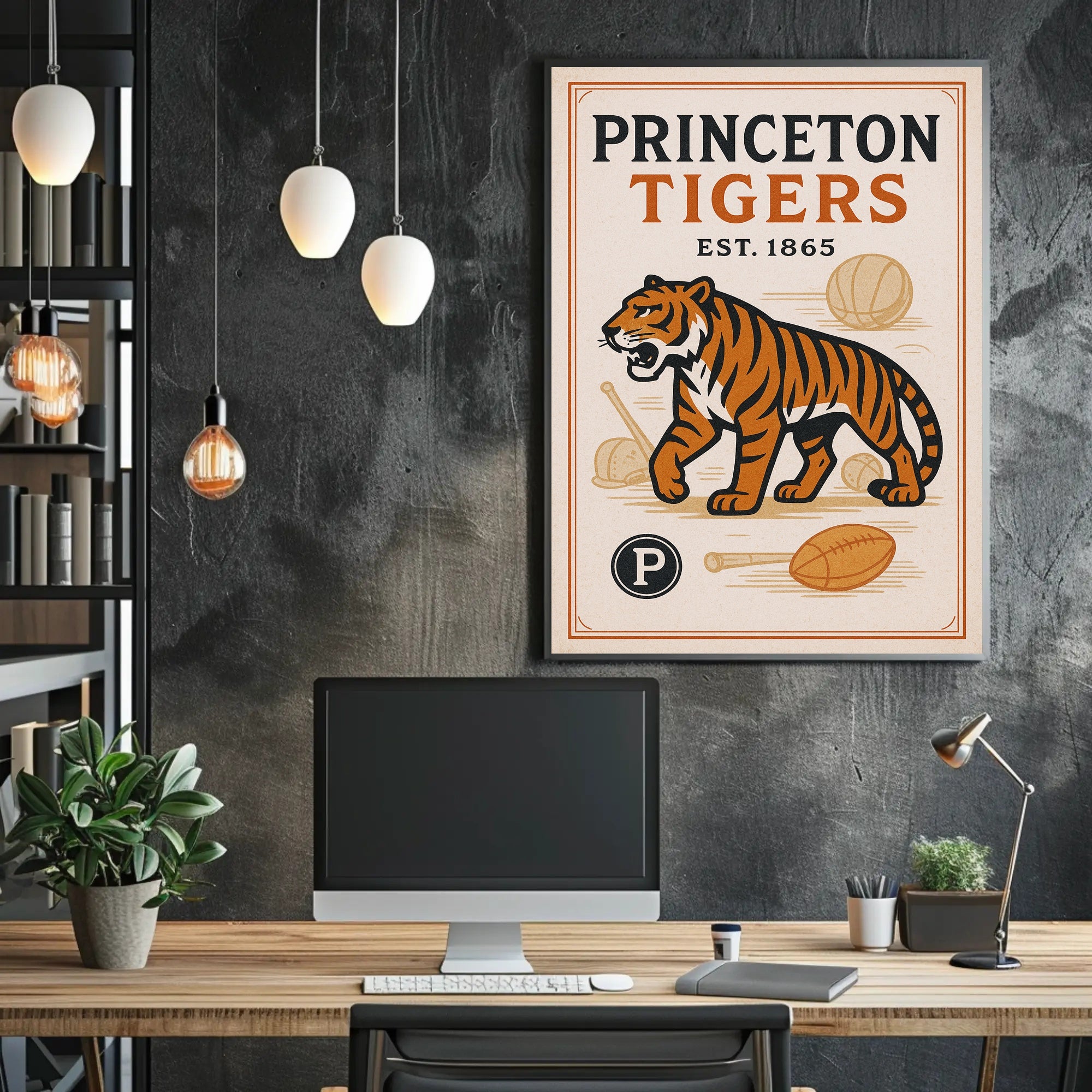 Princeton Tigers Est. 1865 Poster PosterGoat