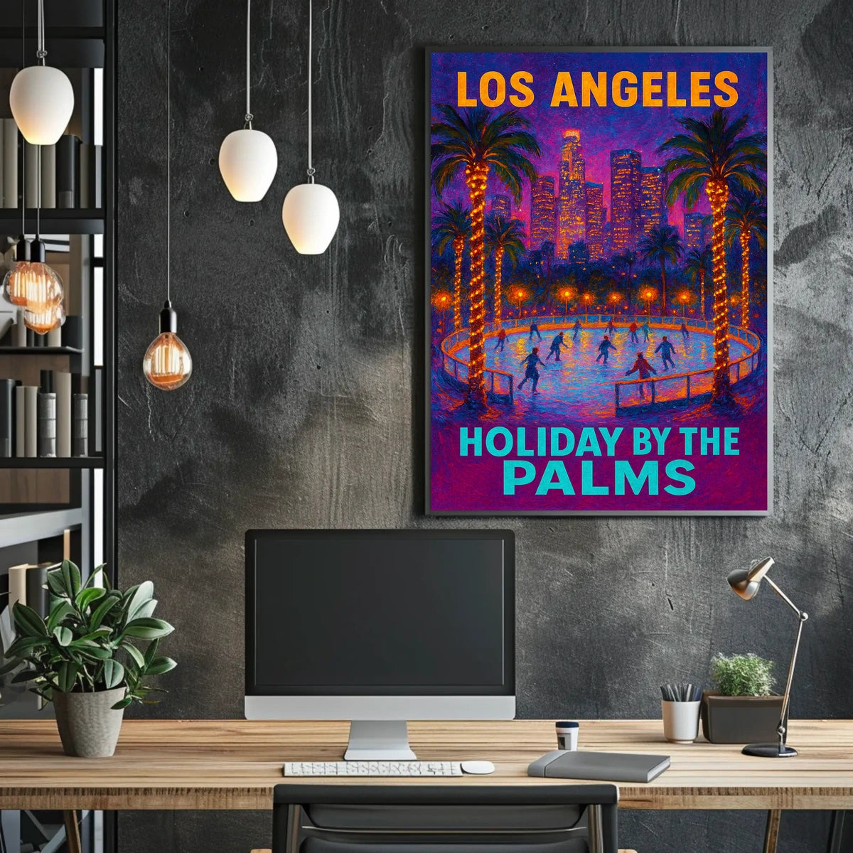 Holiday By The Palms Poster