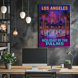 Holiday By The Palms Poster