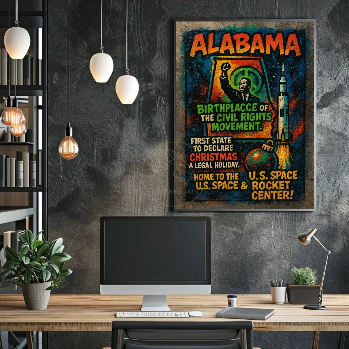 Alabama Heritage and Progress: Cultural or Heritage Poster