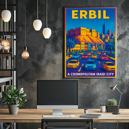 Erbil A Cosmopolitan Iraqi City Poster