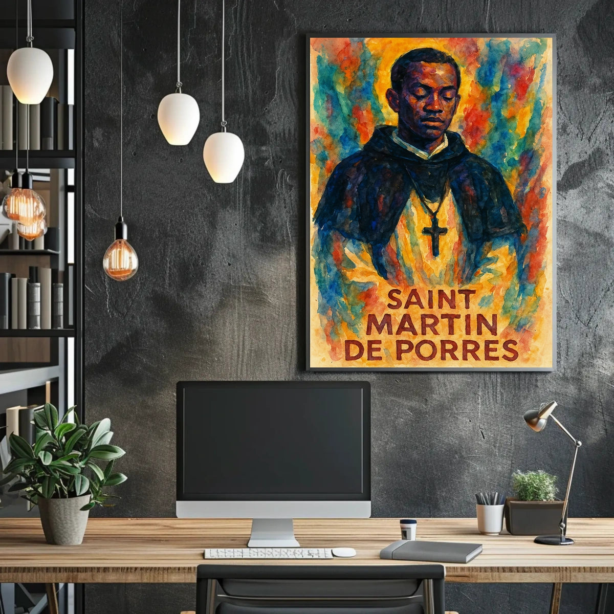 Saint Martin De Porres Poster