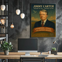 Jimmy Carter Champion Of Peace And Poster