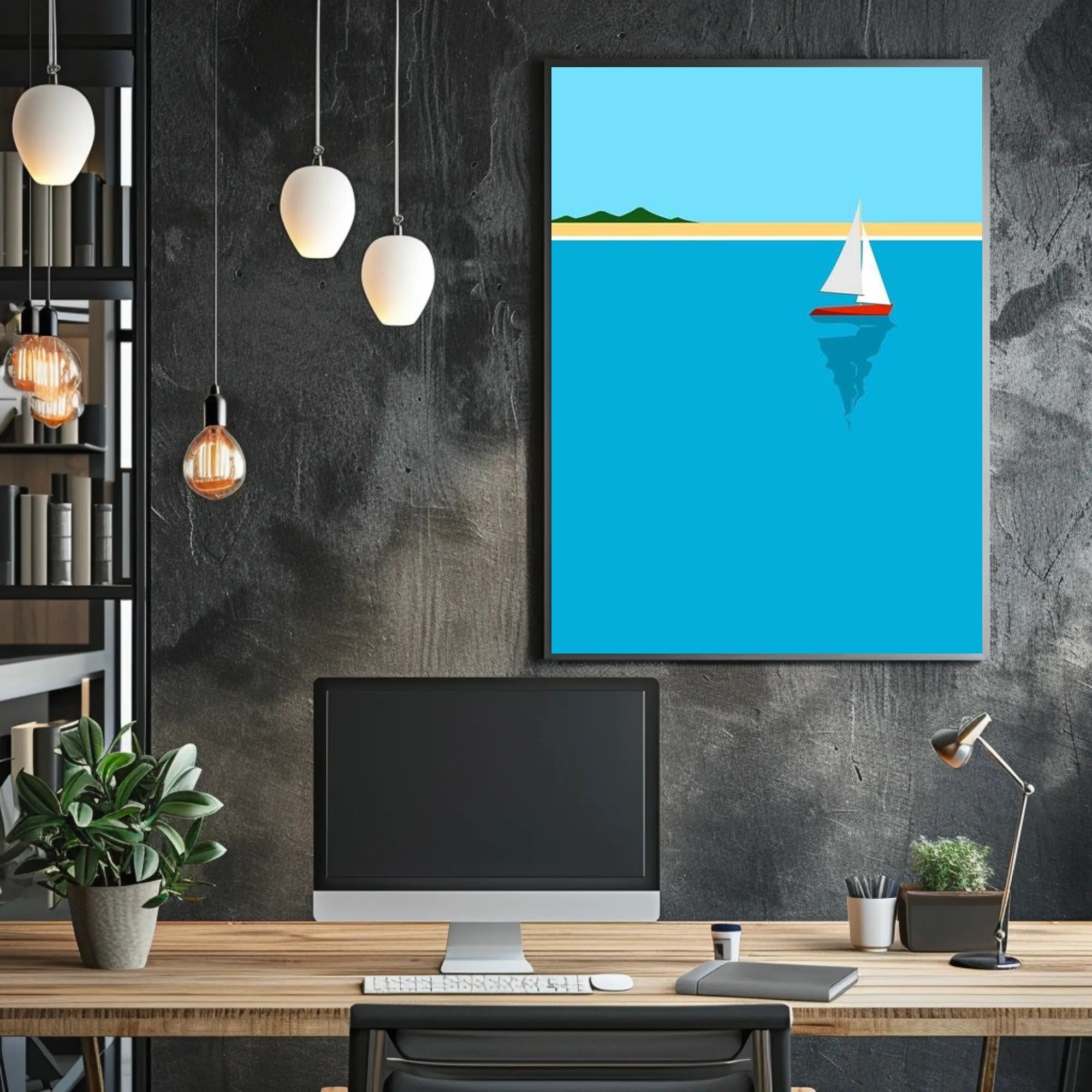 Tranquil Sail Poster PosterGoat