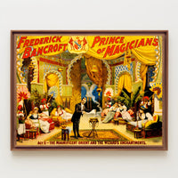 Frederick Bancroft's Oriental Magic Show Cultural Heritage Poster