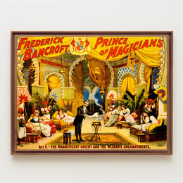 Frederick Bancroft's Oriental Magic Show Cultural Heritage Poster