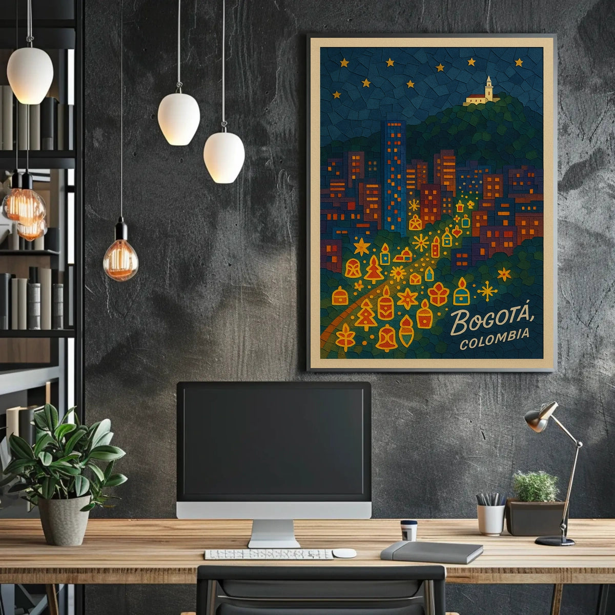Bogotá, Colombia A Night Of Lights Poster