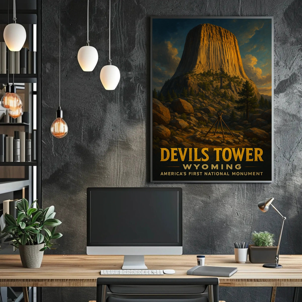 Devils Tower AmericaS First National Poster