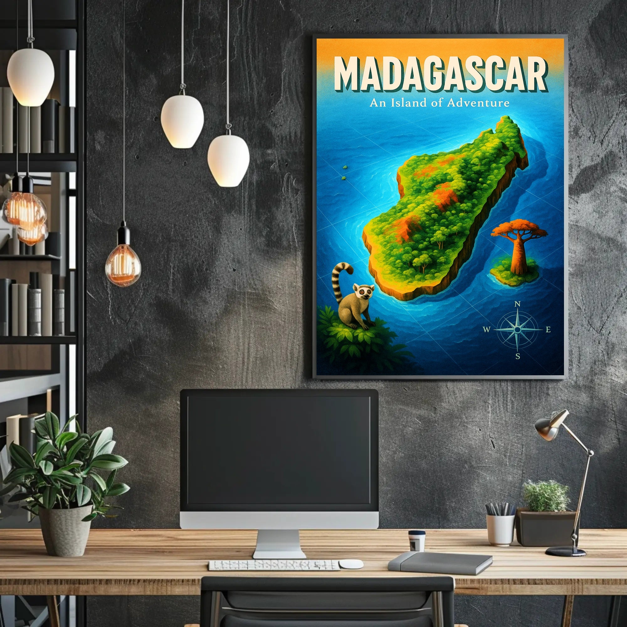 Madagascar An Island of Adventure Poster PosterGoat