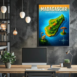 Madagascar An Island of Adventure Poster PosterGoat