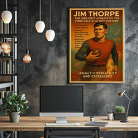 Jim Thorpe: The Greatest Athlete Poster