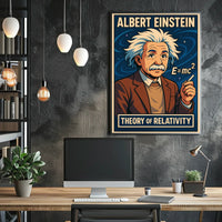 Albert Einstein Theory Of Relativity Poster