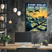 Every Dollar Does Its Duty Poster PosterGoat