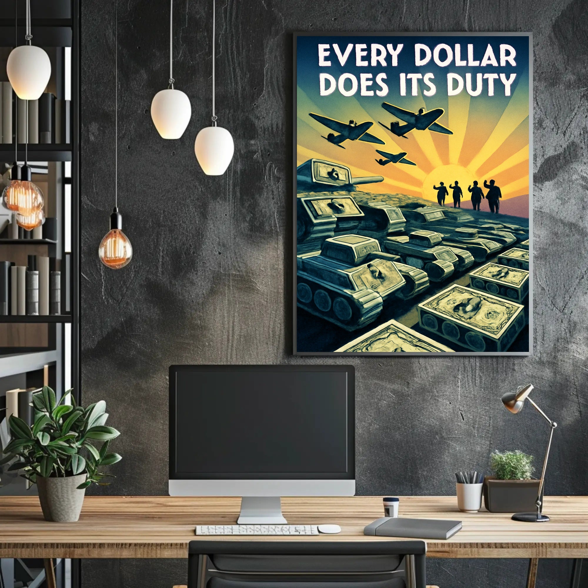 Every Dollar Does Its Duty Poster PosterGoat
