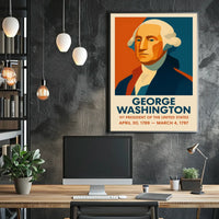 George Washington 1St President Poster