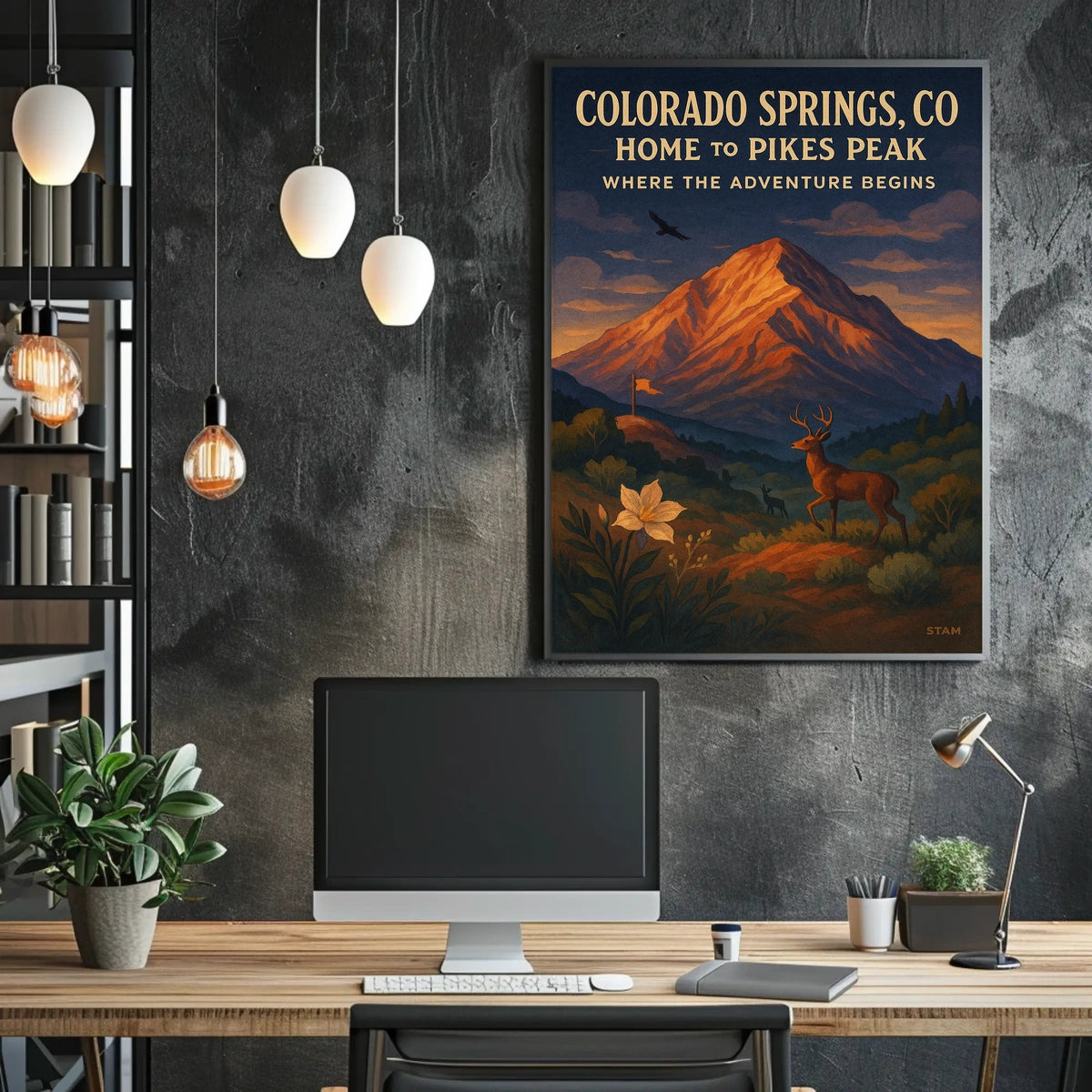 Colorado Springs Gateway to Adventure Poster