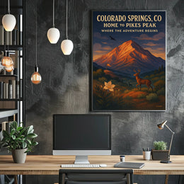 Colorado Springs Gateway to Adventure Poster