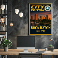 Boca Raton City Edition Poster