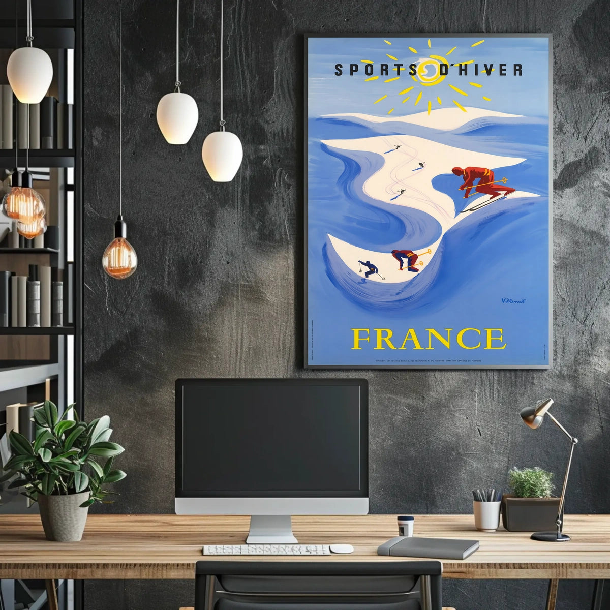 Winter Sports In France Poster