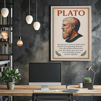 Plato Philosophical Icon Poster PosterGoat