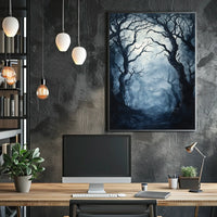 Enchanted Forest Mystique: Mystical Artistic or Pop Culture Poster