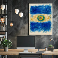 Abstract Watercolor Flag Abstract Poster