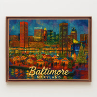 Baltimore Holiday Market Poster