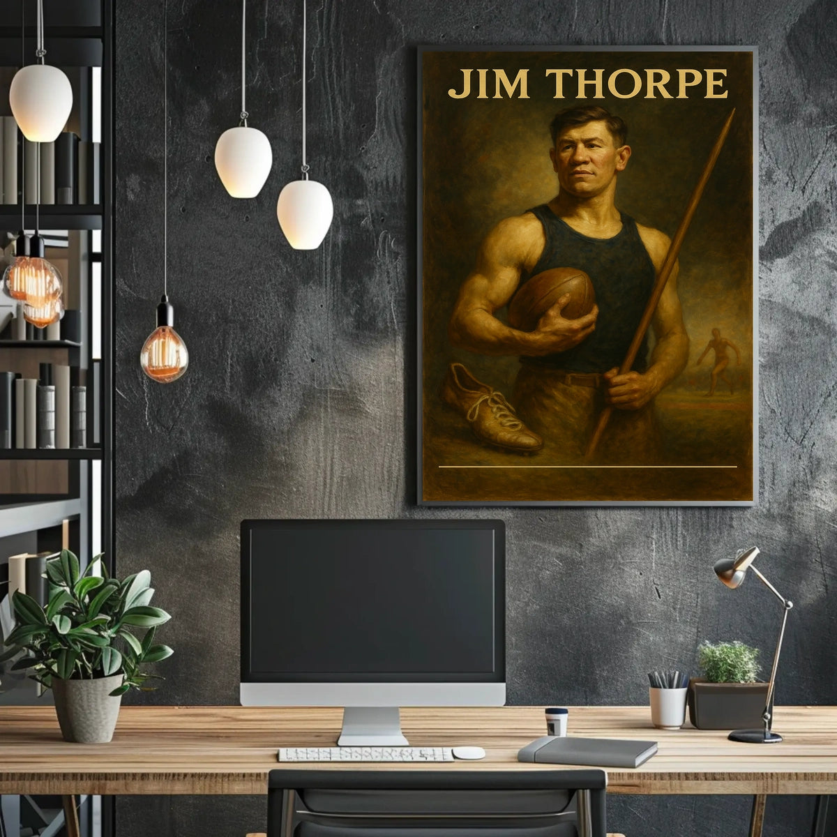 Jim Thorpe Athletic Legend Poster