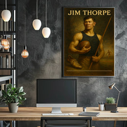Jim Thorpe Athletic Legend Poster