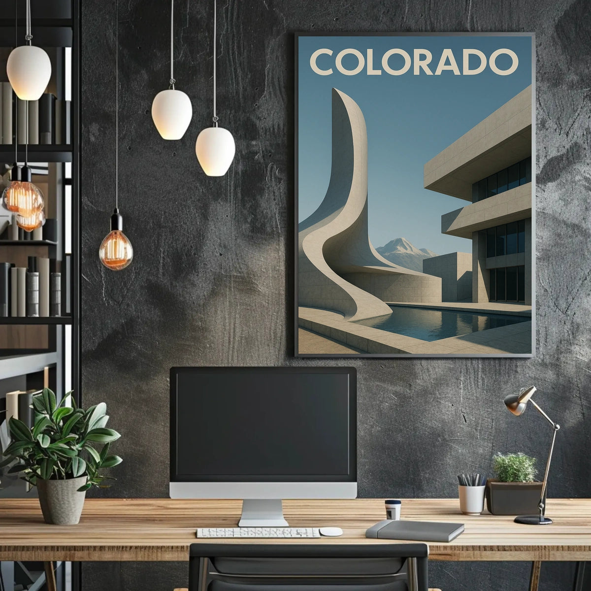 Modern Architecture In Colorado Modern Poster