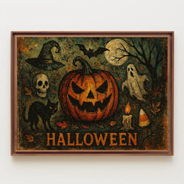 Halloween Night Gothic Collector Poster