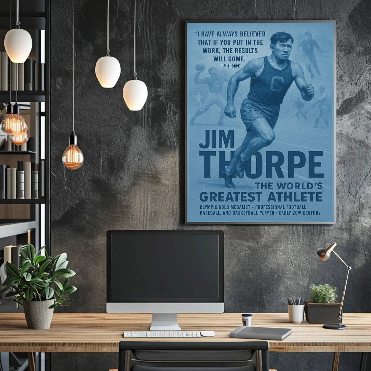 The Worlds Greatest Athlete Jim Thorpe Poster