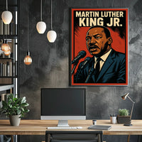 Martin Luther King Jr. Iconic Leader Poster
