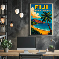 Fiji Yasawa Islands Poster