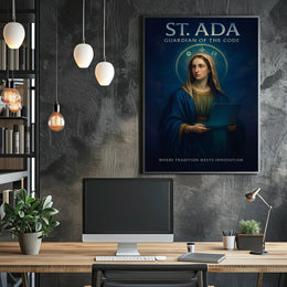 St. Ada Guardian of the Code Poster PosterGoat